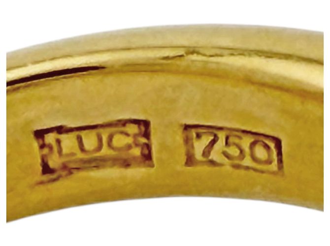 Chopard Happy Diamonds Drop Ring Golden - view 7