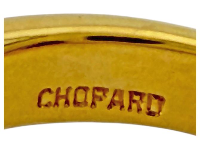 Chopard Happy Diamonds Drop Ring Golden - view 8