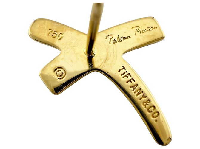 Autre Marque Orecchini Tiffany & Co. Graffiti X in oro giallo 18K D'oro - vista 6