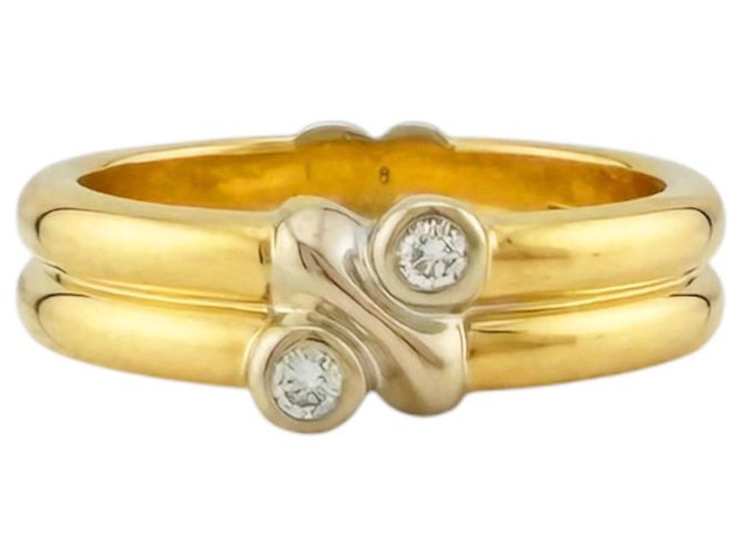 Autre Marque Anello a Fascia Tiffany & Co. in Oro 18K D'oro - vista 3