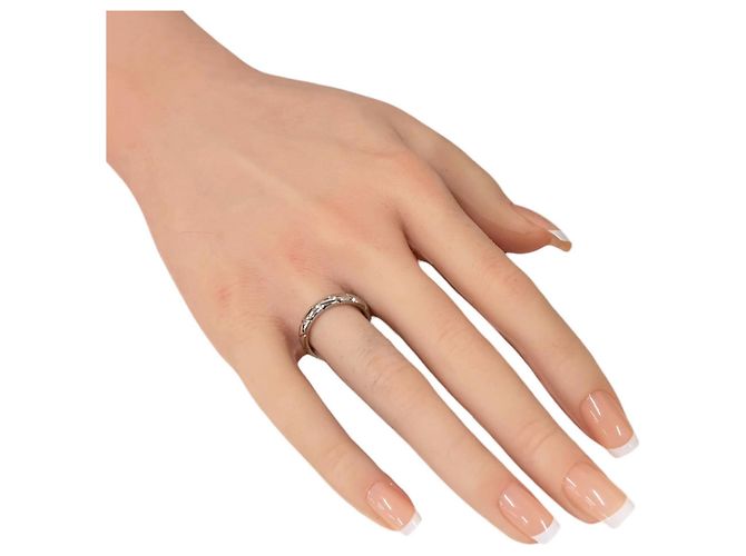 Chaumet Torsade Bandring aus Platin Silber - Ansicht 2