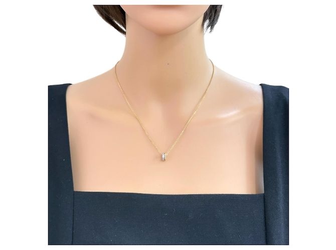 Collana Mini Boucheron Quatre Radiant Diamond Argento D'oro - vista 2