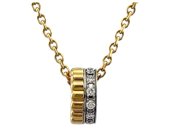 Collana Mini Boucheron Quatre Radiant Diamond Argento D'oro - vista 3
