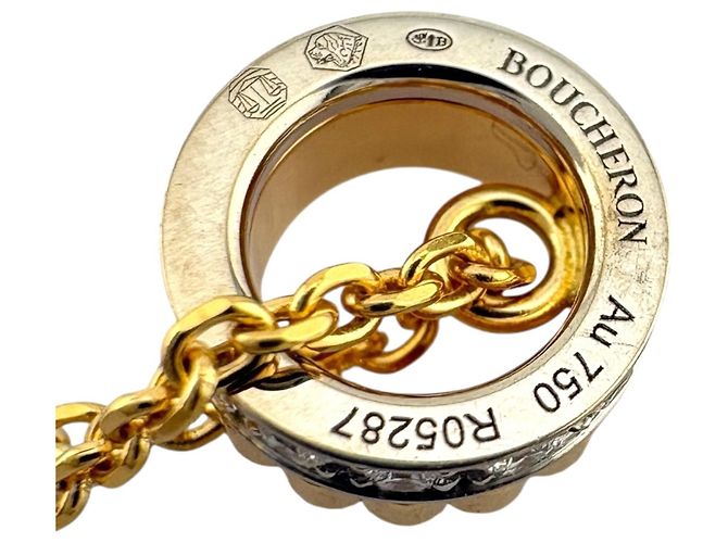 Collana Mini Boucheron Quatre Radiant Diamond Argento D'oro - vista 7