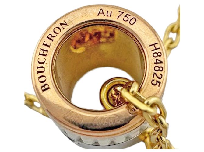 Collana Boucheron Quatre Whites Bianco D'oro - vista 6