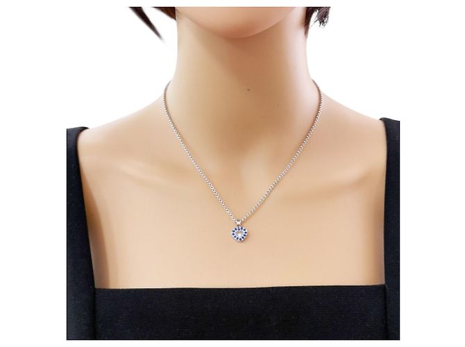 Collier Chopard Happy Diamonds Argenté - vue 2