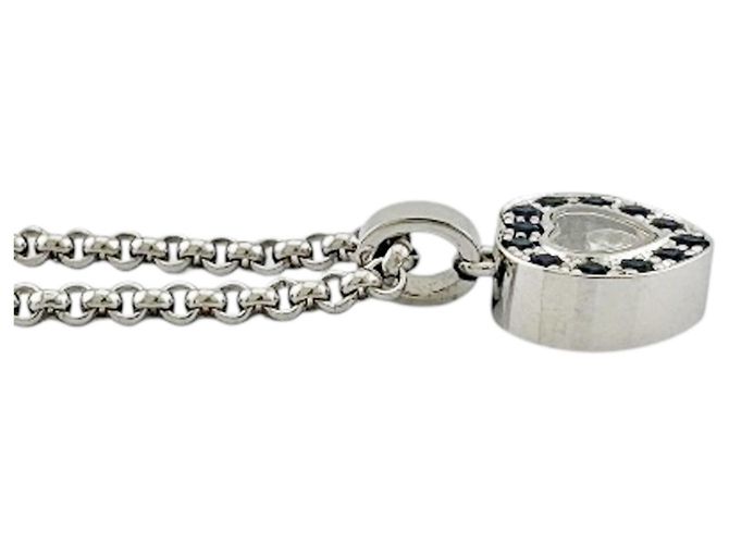 Collier Chopard Happy Diamonds Argenté - vue 4