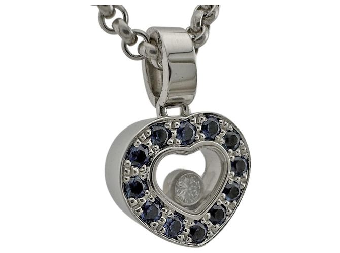 Collier Chopard Happy Diamonds Argenté - vue 6