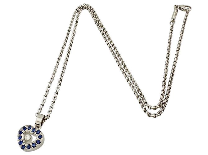 Collier Chopard Happy Diamonds Argenté - vue 9