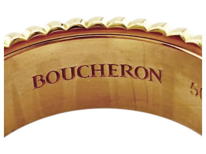 Anello Fascia Boucheron Quatre Classic D'oro - vista 5