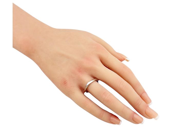 Boucheron Facette Ring aus Platin Silber - Ansicht 2