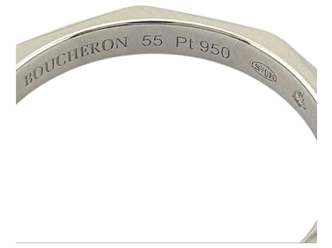 Boucheron Facette Ring aus Platin Silber - Ansicht 6