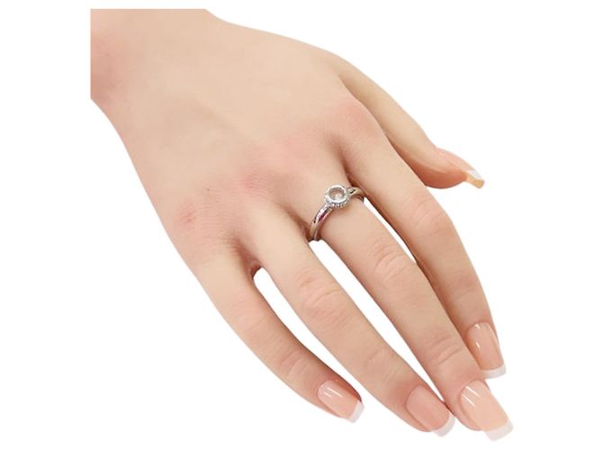 Bague Anneau Chopard Happy Diamonds Argenté - vue 2