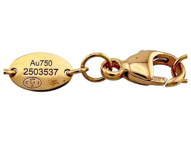 Collana Chaumet Jeux de Lien Harmony D'oro - vista 5