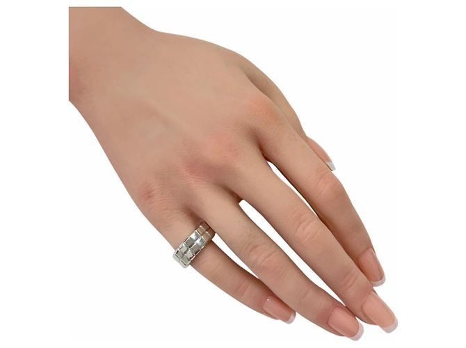 Bague Chopard Ice Cube en or blanc 18K Argenté - vue 2