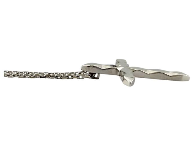Collana Boucheron Facette in oro bianco 18K Argento - vista 4
