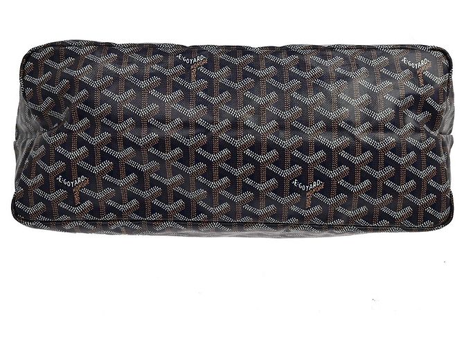 Goyard Saint Louis Coated Canvas PM Blu navy - vista 7