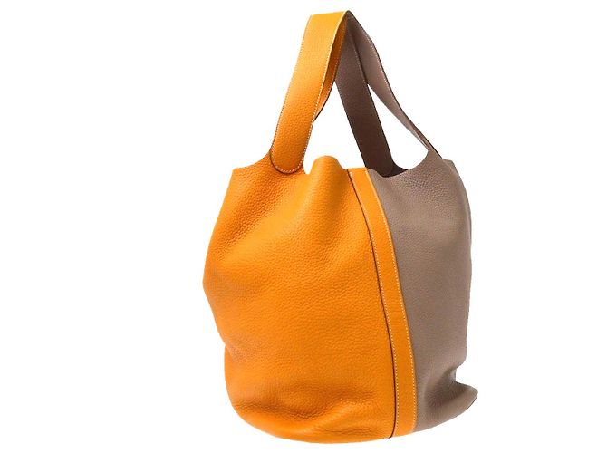 Hermès Hermes Picotin Lock Bicolor Clemence TGM Mehrfarben - Ansicht 2