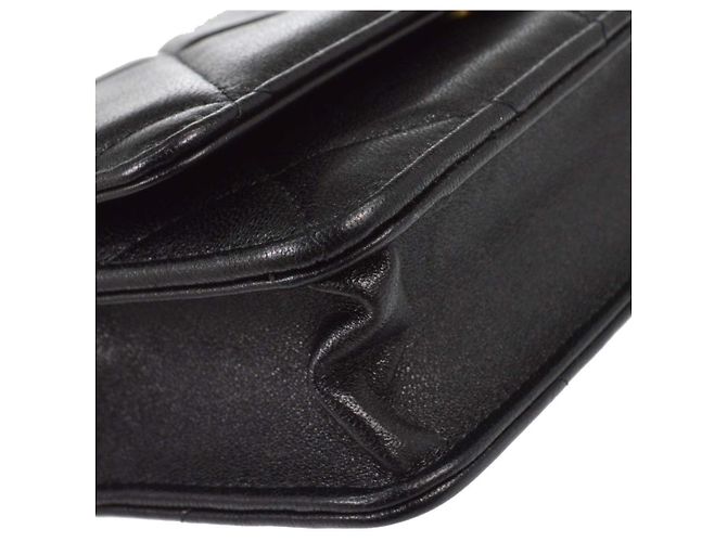 Chanel 19 Klapptasche aus gestepptem Lammleder Schwarz - Ansicht 6