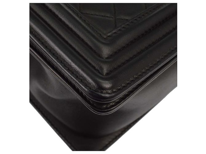 Chanel Boy Flap Quilted Lambskin Old Medium Schwarz - Ansicht 6