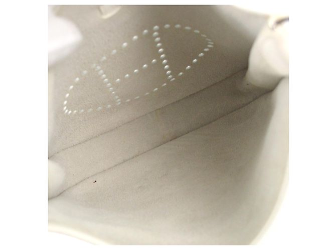 Hermès Borsa Hermes Evelyne Gen III Epsom TPM Bianco - vista 3