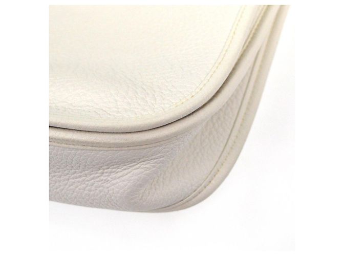 Hermès Borsa Hermes Evelyne Gen III Epsom TPM Bianco - vista 6
