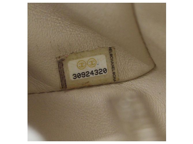 Chanel Classic Single Flap Chevron Lambskin Mini Beige - vista 5