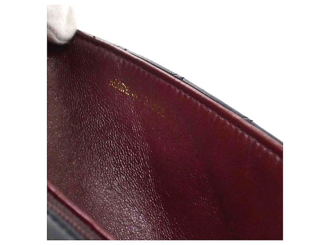 Chanel Vintage Mini Full Flap aus gestepptem Lammleder Schwarz - Ansicht 4