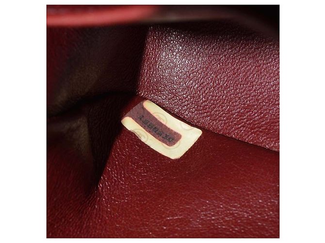 Chanel Vintage Mini Full Flap aus gestepptem Lammleder Schwarz - Ansicht 5