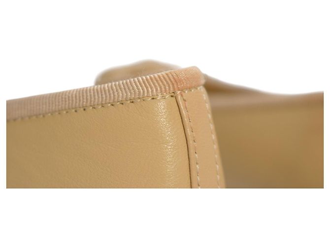 Chanel Bailarinas Clásicas Dos Tonos Beige/Negro - vista 17
