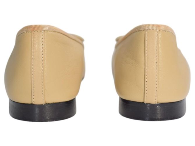 Chanel Bailarinas Clásicas Dos Tonos Beige/Negro - vista 18