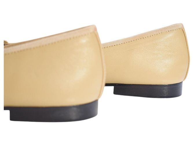 Chanel Bailarinas Clásicas Dos Tonos Beige/Negro - vista 19