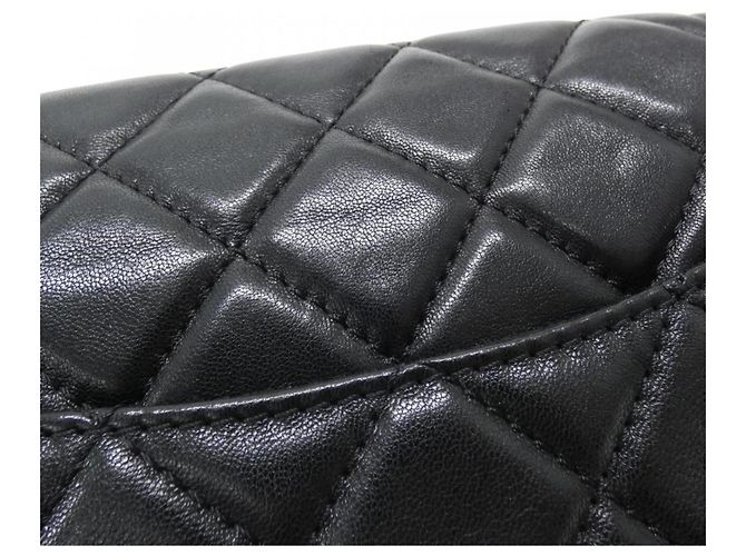 Timeless Borsa a tracolla Chanel 91446 in pelle nera Nero - vista 6