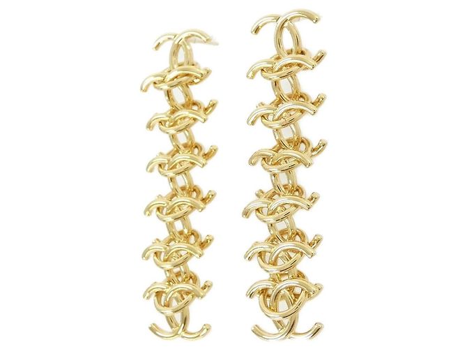 Pendientes colgantes Chanel ABH790 Dorado - vista 2