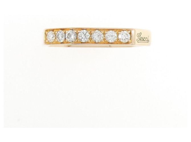 Gucci Ehering aus 18K Roségold mit Diamanten - Ansicht 2