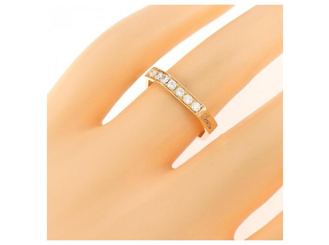 Gucci Ehering aus 18K Roségold mit Diamanten - Ansicht 5
