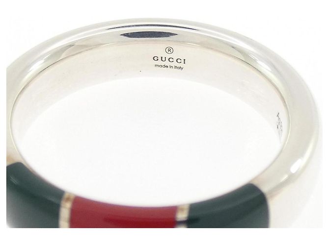 Anello Gucci Web Stripe Band - vista 4