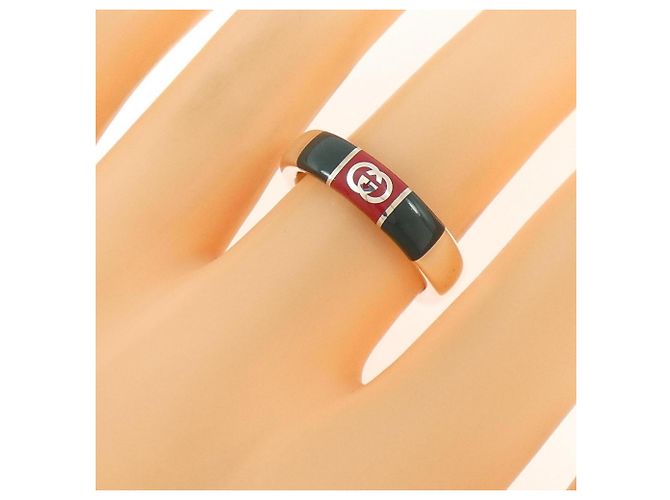 Anello Gucci Web Stripe Band - vista 5