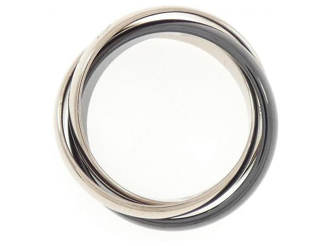 Cartier Trinity Klassischer Ring Schwarz Golden - Ansicht 2