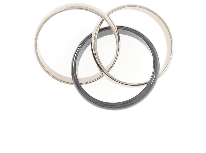Cartier Trinity Klassischer Ring Schwarz Golden - Ansicht 3