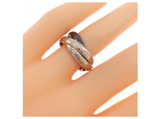 Cartier Trinity Klassischer Ring Schwarz Golden - Ansicht 4