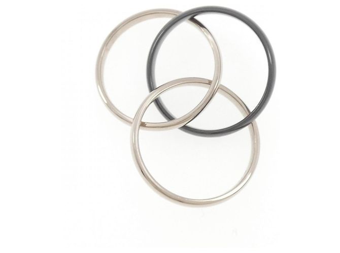Cartier Trinity Klassischer Ring Schwarz Golden - Ansicht 3