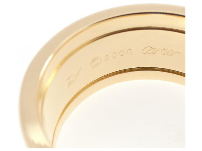 Anillo Cartier C2 Large Band Dorado - view 3