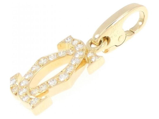 Charm Cartier 2C in oro giallo D'oro - vista 3