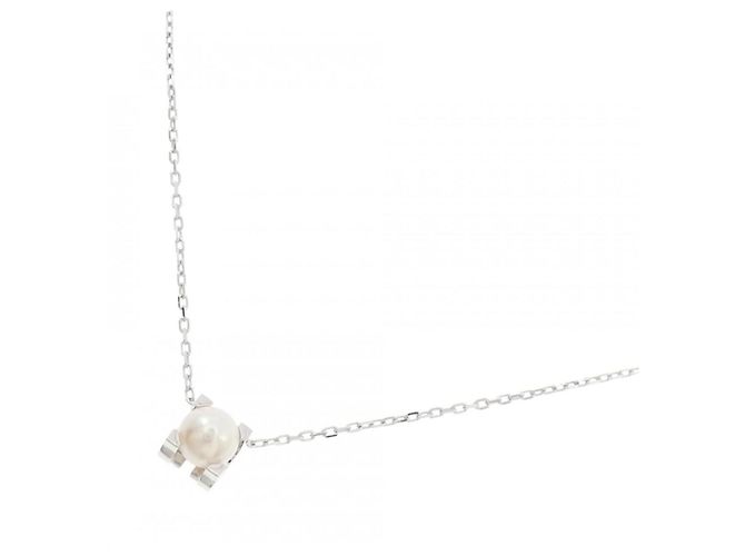 Collana C de Cartier in oro bianco D'oro - vista 2