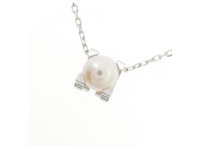 Collana C de Cartier in oro bianco D'oro - vista 3