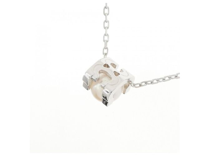 Collana C de Cartier in oro bianco D'oro - vista 4