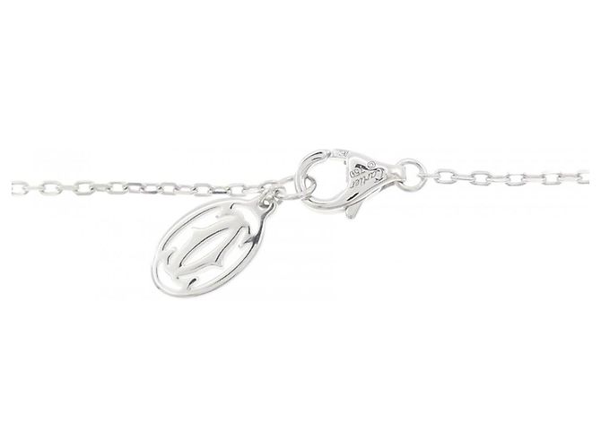 Collana C de Cartier in oro bianco D'oro - vista 5