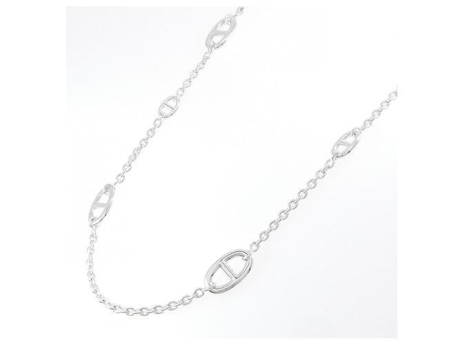 Hermès Collier Hermes Farandole Argenté - vue 2