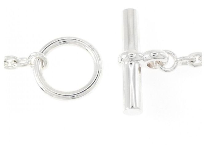 Hermès Collier Hermes Farandole Argenté - vue 5